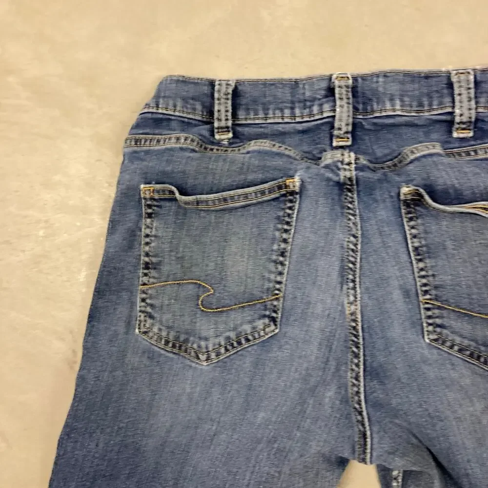 y2k western silver Jeans 33x32